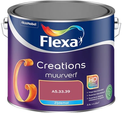 Flexa - Creations Muurverf Zijdemat - A5.33.39 - Mengverf - 2,5 L