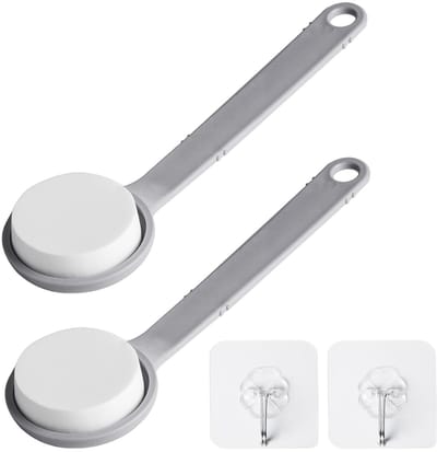 Dailygoods- Badborstel Ergonomisch - Doucheborstel - Rugborstel met Lange Handgreep - Lotion Applicator - Lichtgewicht - Eenvoudig te Reinigen