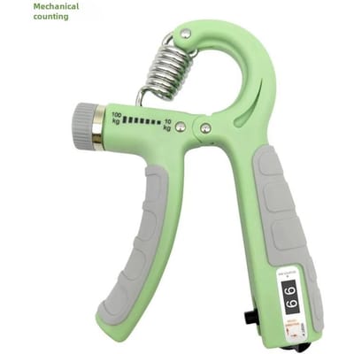 10-100kg verstelbare Fit Hand Grip Versterker Hand Grip Trainer met Teller Pols Onderarm en Hand Oefenaar voor Spieropbouw
