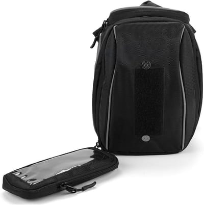 Motorfiets Tanktas - Motor Rugzak Beenzak - Bagage Vervoeren - Waterdicht en Hittebestendig - One Size - Zwart