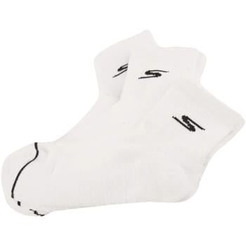 Skechers 3pk Mens Qtr Prem Basic Socks, Mannen, Wit, Sokken, maat: 43-46