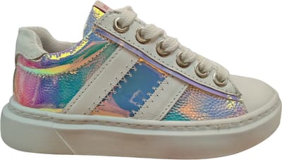 Jochie & Freaks Carlijn Lage sneakers - Leren Sneaker - Meisjes - Multi - Maat 29