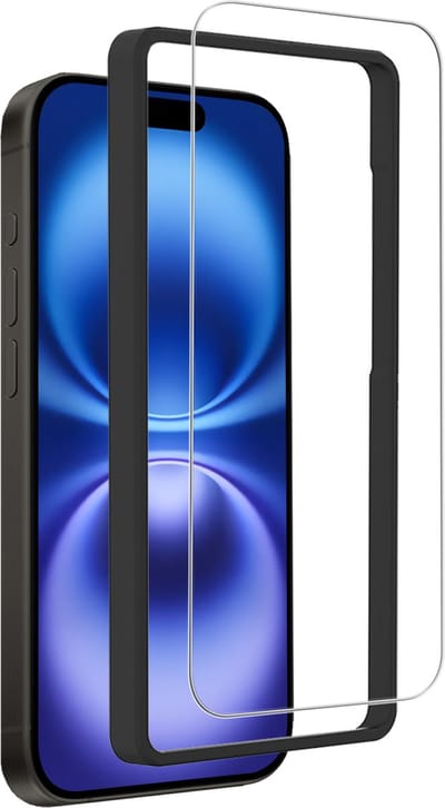 Screenprotector - Geschikt voor Apple iPhone 16 Plus - Met Installatie Frame - Beschermglas - Gehard Glas - Tempered Glass - Screen Protector