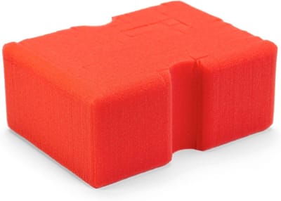 Grote Rode Spons voor Auto Detaillering - Ideaal voor Grondige Reiniging
