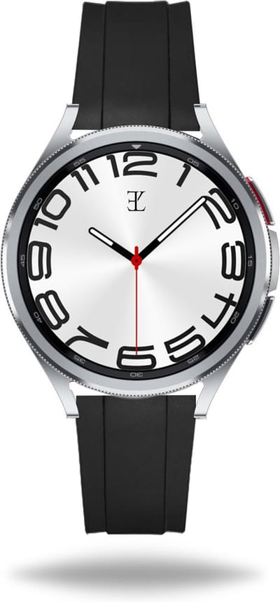 Elysian Horlogebandje - Rubber Sportband - 20mm - Quick Release - Verstelbaar - Compatibel met Samsung Galaxy Watch 4/5/6