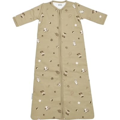 Meyco Baby Forest Animals baby slaapzak met afritsbare mouwen - sand - 60cm - 2.5 TOG