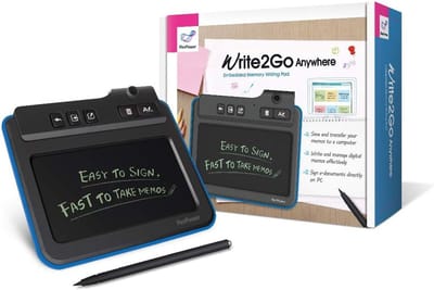 Digitaal notitieblok met USB 2.0 en geïntegreerd display voor digitale verwerking