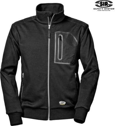 SIR SAFETY MURANO Softshell Werkjas HEREN Veiligheidsjas Zwart - Winddicht - Slijtvast - Elastisch
