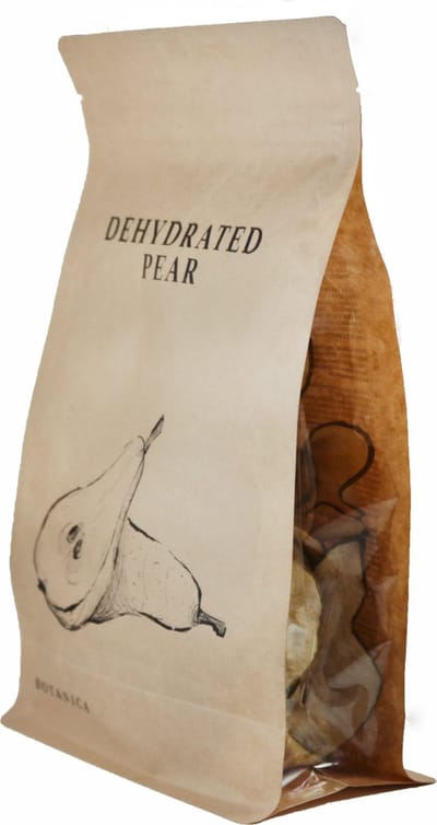 BOTANICA Gedroogde Peer Schijfjes – 100 g – 100% Natuurlijk Gedroogd Fruit – Voor Cocktails, Gin Tonic, Desserts & Kaasplank – Premium Kwaliteit