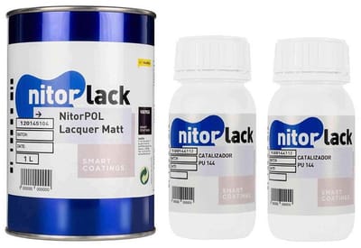 NitorLACK NitorPOL Polyurethaan Lak Mat Transparant