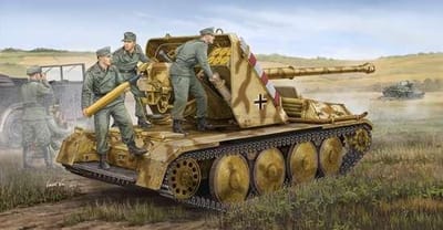 Trumpeter Modelbouwpakket Militaire voertuigen - 05550 German 8.8cm PAK-43 Waffentrager Plastic - 1:35 - Modelbouw