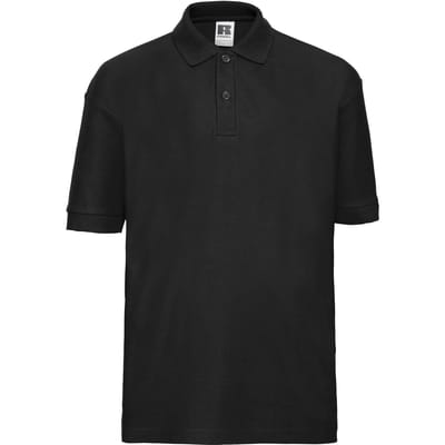 Russell Kinder/Kinder Piqué Poloshirt (Zwart)