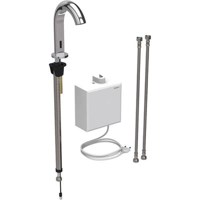 Geberit Piave washbasin tap, free-standing, mains operation, with surface-mounted function box 116.162.21.1