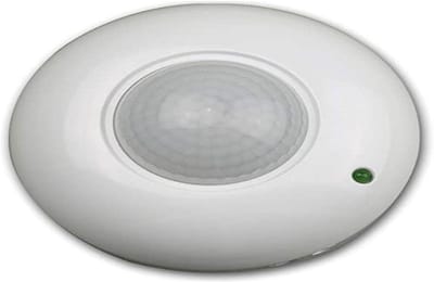 Bewegingssensor - Bewegingsmelder - Veiligheid Thuis - 360 Graden Dekking - 9 Meter Bereik - Wit