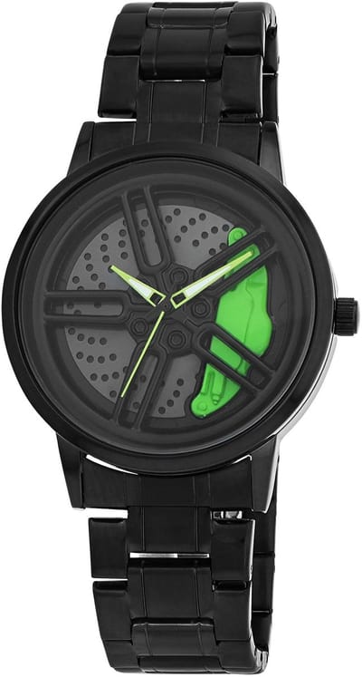 Raptor Herenhorloge van roestvrij staal RA20411 roestvrij staal, met draaibare rand, opvallend, modern, 3 ATM,