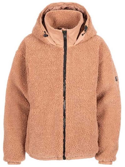 Trespass Burly Fleece Met Kap Oranje L-XL Vrouw