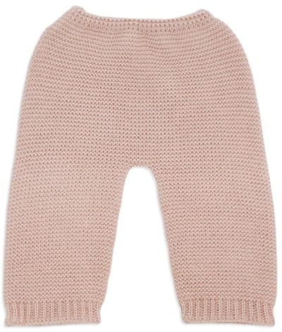 Asi poppenkleding warme gebreide broek roze - poppenaccessoire.