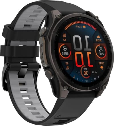 26 mm QuickFit Siliconestrap voor Fenix 6X Pro, Tactix 8, Enduro2/3 - Sportieve Vervangband voor Horloge met Comfortabele Pasvorm en Duurzaam Materiaal