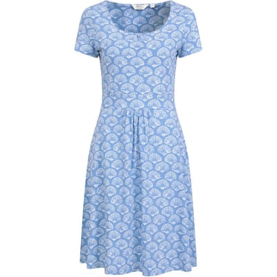 Mountain Warehouse Dames/Dames Orchidee Zeeschelpen UV-bescherming Midi Dress (Lichtblauw)