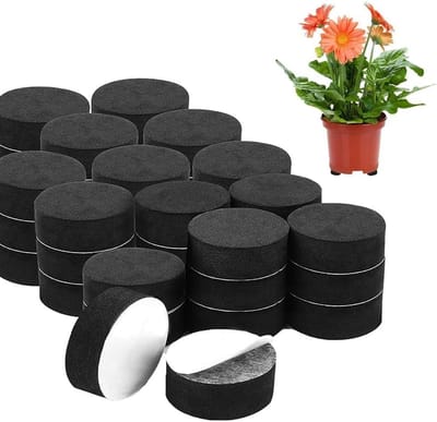 Daity 30 stuks - Plantenpotvoetjes/standaards - verdikte antislipmat - geschikt voor gebruik met potplanten - theeservies en apparaten - voor binnen- en buitengebruik.