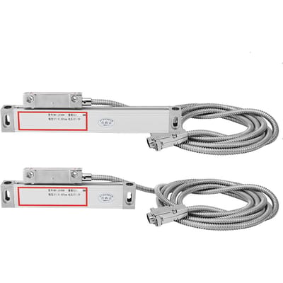 2AE3AE Lecture Échelle Linéaire 50mm 150mm 5um DRO pour Fraiseuse CNC Tour Machine