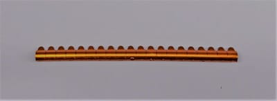 aluminium knijpringen - voetringen - vogelringen - duivenringen - kippenringen - Oranje - 12 mm