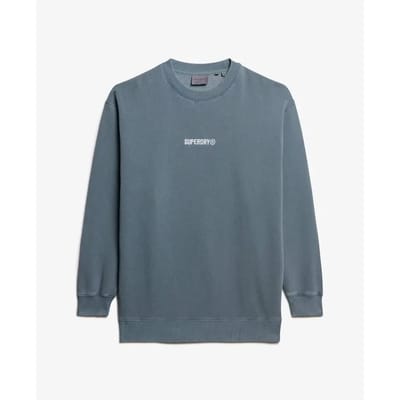 Oversized sweatshirt met print en micro-logo voor dames Superdry