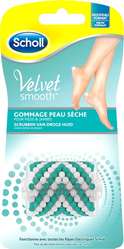 Scholl Voetvijl - Navulling Velvet Smooth - Droge Huid - 2 Stuks