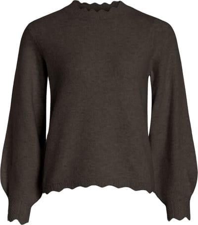 VILA Dames Trui Stijlvolle Look met Hoge Kraag