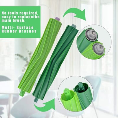 Geschikt voor Filters Geschikt voor de hoofd- en zijborstel van de stofzuiger Geschikt voor iRobot Roomba i3 i4 i6 i7 i8/Plus e5 e6 e7