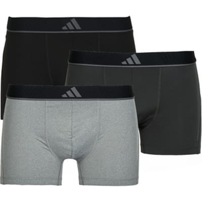 adidas Sportswear 3PK Trunk - Active Micro Flex - Onderbroek Mannen - zwart/donkergrijs/lichtgrijs