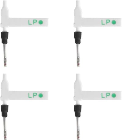 Platenspeler Naald - Stylus Vervanging - Muziek Afspelen - Minimaliseert Slijtage - 4 stuks - Wit
