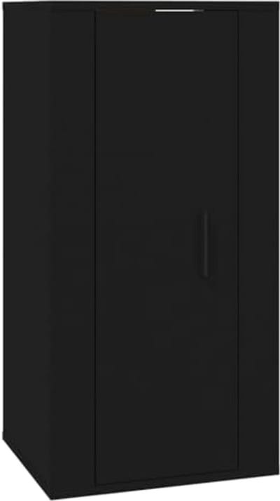 TV wandmeubel 40x34.5x80cm - Zwart TV kast voor woonkamer