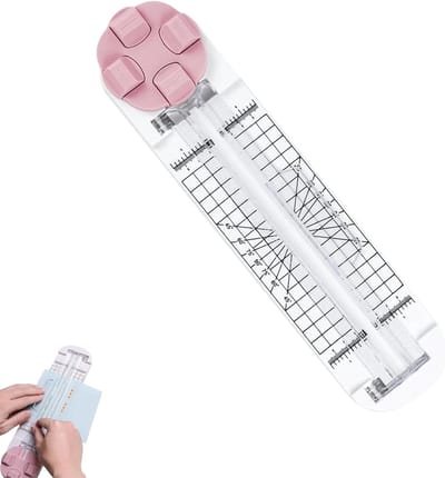 Papiersnijder 4-in-1 - Papier Snijder - Precisie Snijden - Verschillende Snijopties - 34x8x3 cm