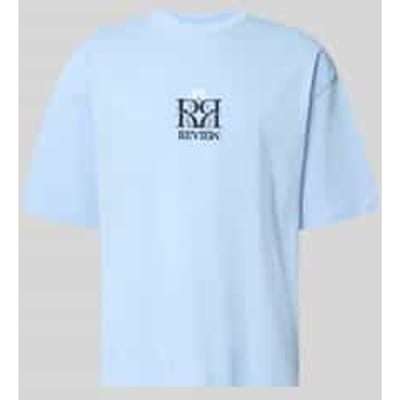 T-shirt met Labelstitching en Ronde hals
