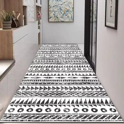 Boheemse lange gangmat, halmat, entreemat, huismat, verandamat, hotelmat, gangmat, decoratiemat, slaapkamermat, nachtkastjemat, balkonmat 160*200cm