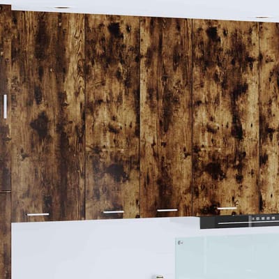 vidaXL - Hangkast - Rook - Eiken - 60 - x - 31 - x - 100 - cm - Bewerkt - hout