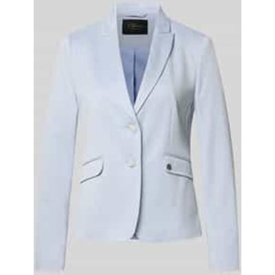 Regular fit blazer van viscosemix