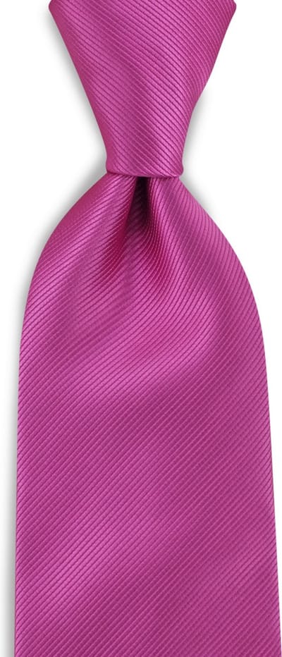 JB Collection - Stropdassen - stropdas fuchsia repp - fuchsia