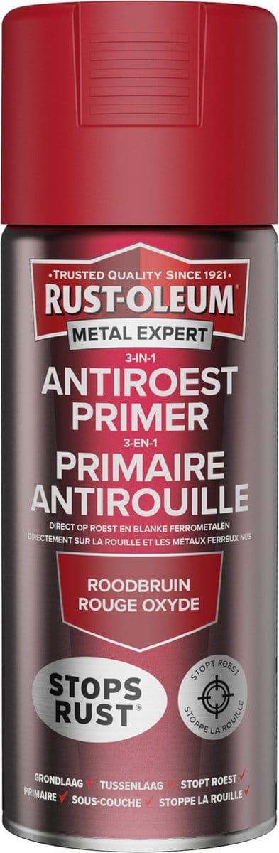 Rust-Oleum Metal Expert 3-in-1 Anti Roest Primer in blik - 400ml