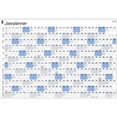 Jaarplankalender 2025 Quantore A1 84x57cm