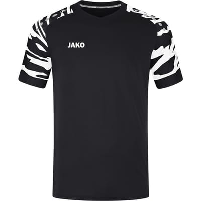 Jako Wild Shirt Korte Mouw Heren - Wit / Zwart | Maat: XXL