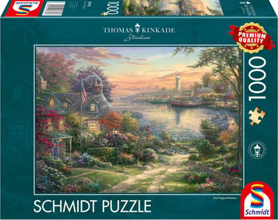Schmidt puzzel New England haven - legpuzzel 1000 stukjes landschap.