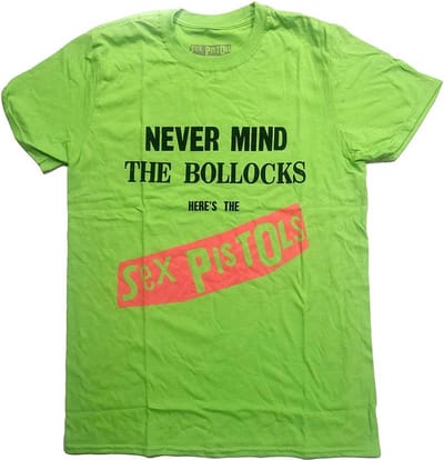 Sex Pistols - NMTB Original Album Heren T-shirt - S - Groen