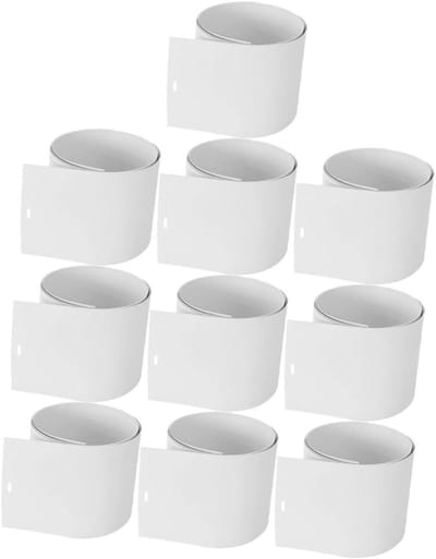 Vervangende Lamellen - Raambekleding Onderdelen - Raamdecoratie Repareren - Duurzaam PVC Materiaal - 10 Stuks - Wit