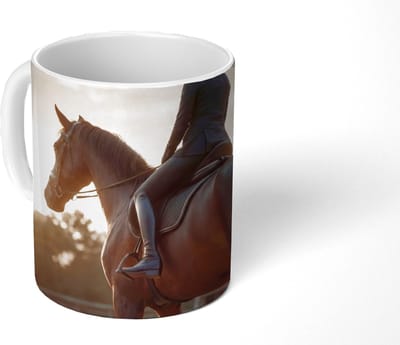 Mok - Koffiemok - Harmonie - Ruiter - Zon - Mokken - 350 ML - Beker - Koffiemokken - Theemok