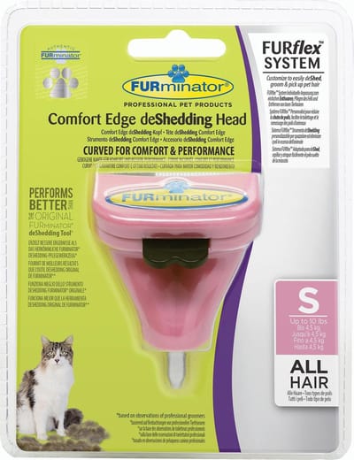 Furminator Furflex Cat Deshedding Tool 12x4.5x15.5 cm Roze Alle Haartype Small