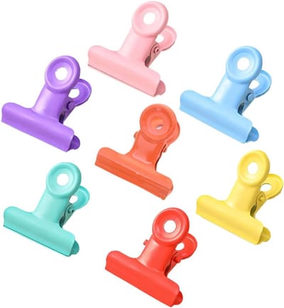 Clips, 7 kleuren, voor foto's, tekeningen, voedselzakken, kunsthandwerk, thuis, keuken en kantoor