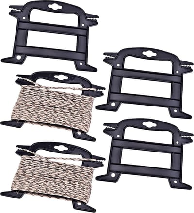 Paracord Organizer voor Vissers, Kabel Winder voor Sterke en Flexibele Touwen, Ideaal voor Ski Ropes en Mooring Lines - 19x14.5cm