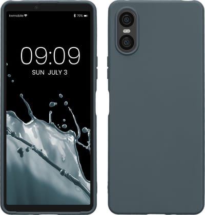 kwmobile telefoonhoesje geschikt voor Sony Xperia 10 VI - Hoesje voor smartphone - Back cover in leisteen
